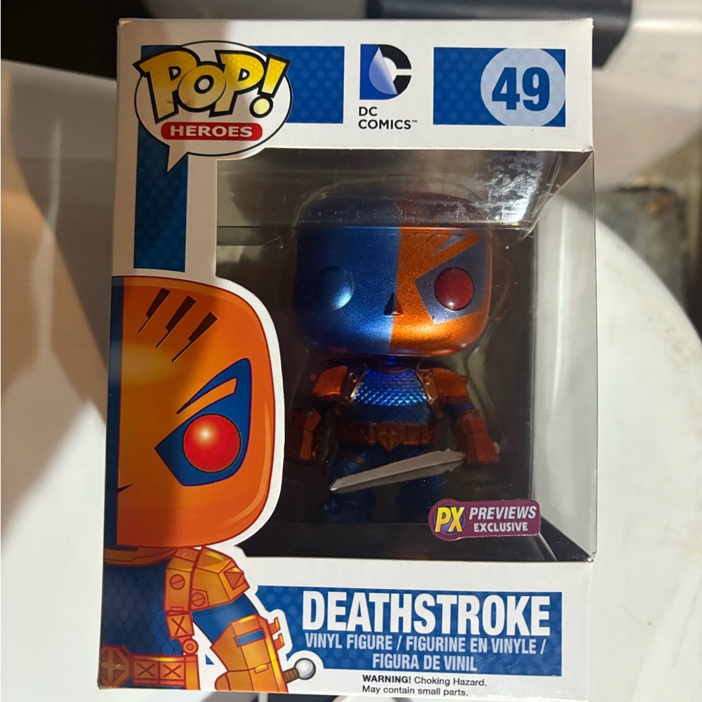 FUNKO POP metallic DEATH STROKE DC COMICS